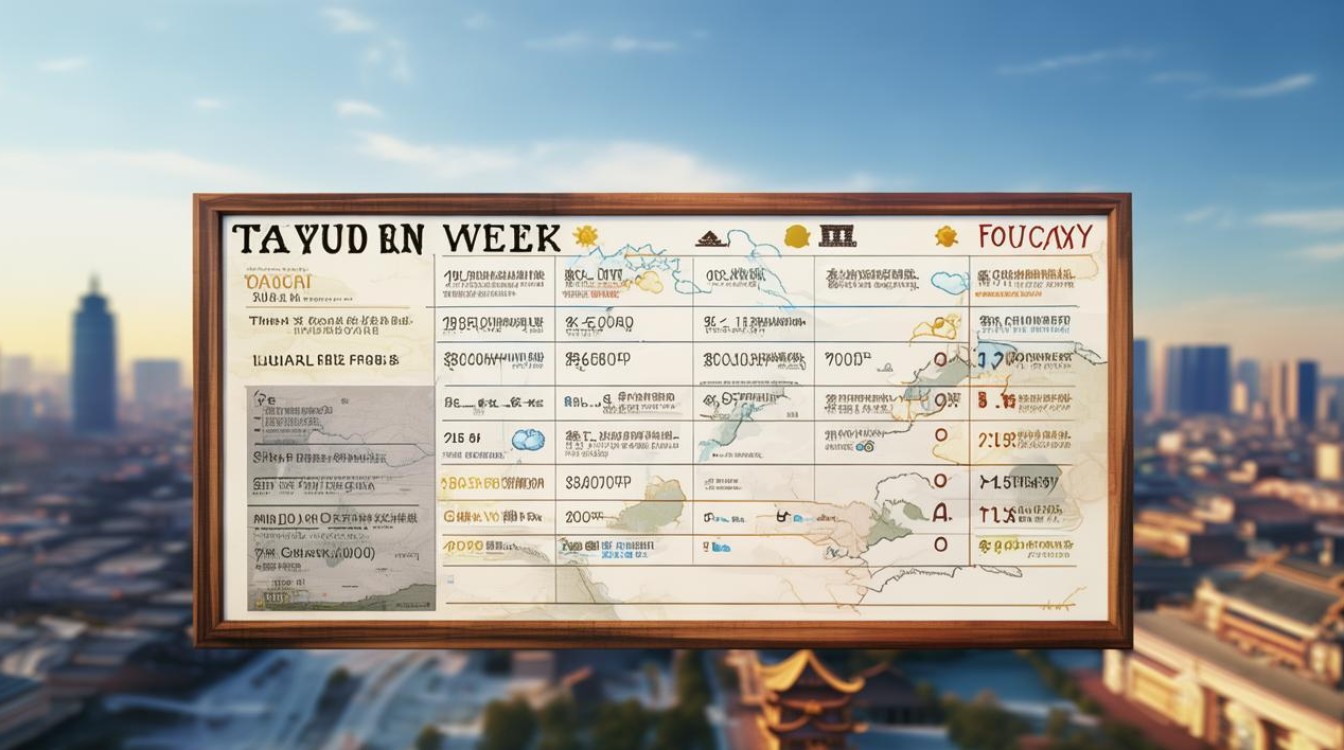 山西太原一周天气预报